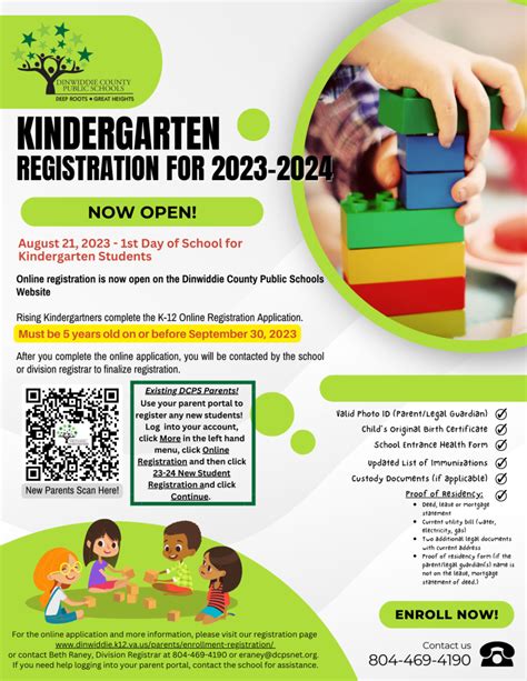 Kindergarten Registration .